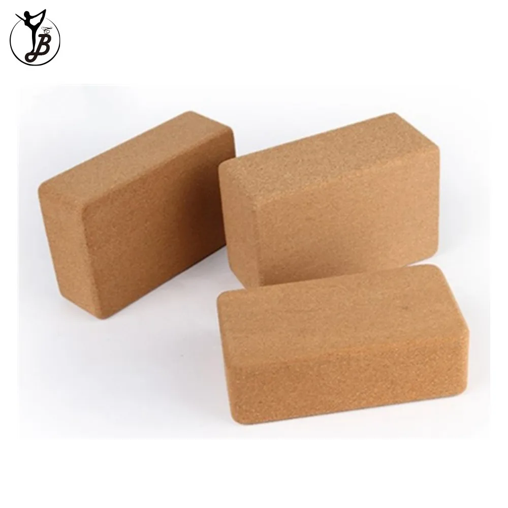 High Density Lightweight EVA Foam Cork Yoga Block