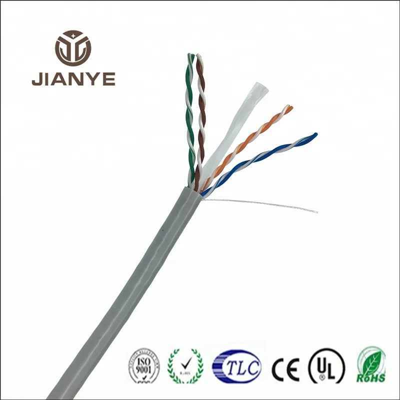 4 пары медных проводов внутренний Lan-кабель/Интернет/Ethernet-кабель Cat6 UTP из ПВХ или