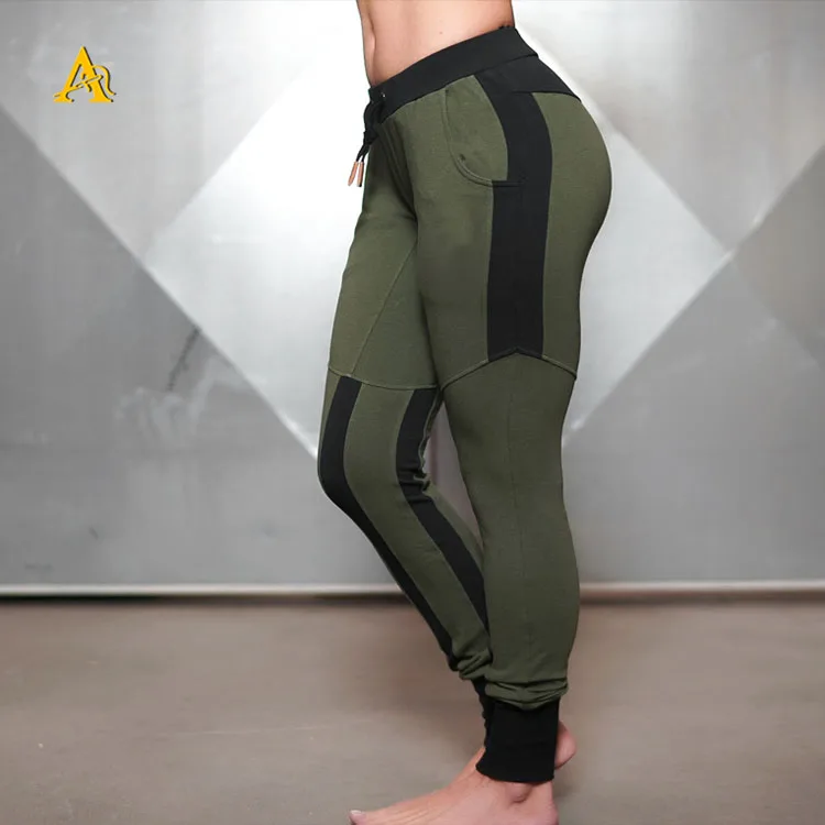 
Womens Tapered Jogger Pants Blank Cotton Spandex Sweatpants Full length Leggings Plain Joggers 