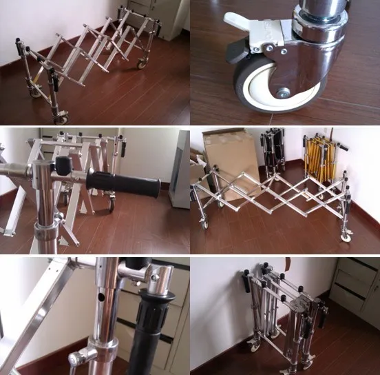 THR-CTJ03 Different Color Stainless Steel Funeral Products Church Truck Coffin Trolley