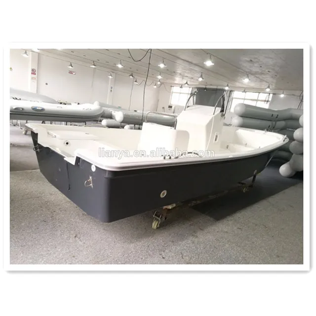 Liya Fiberglass Outboard Fishing Boat 19ft Small Boat With Engine