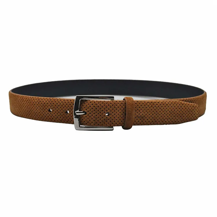 Custom Fashion Genuine Leather Cow Hide Suede Belts for Men