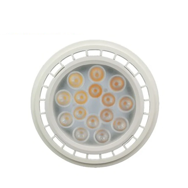 12v-220v 10degree aluminum high power bridgelux cob 15w g53 gu10 led ar111