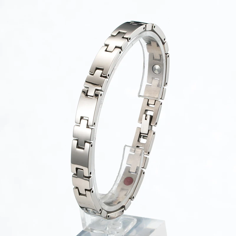 Лидер продаж в Японии, оптовая продажа, здоровый спорт, биологический тонкий простой мужской титановый германиевый браслет, магнетит