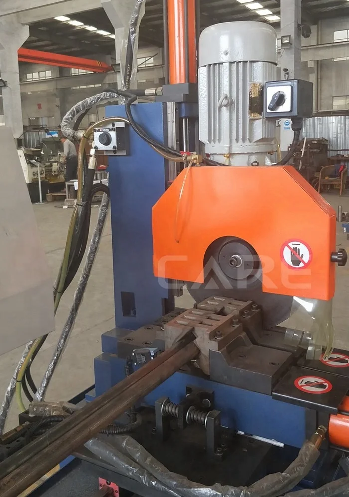 MC-350CNC-S Servo feeding Automatic CNC cutting saw machine for steel pipes and tubes