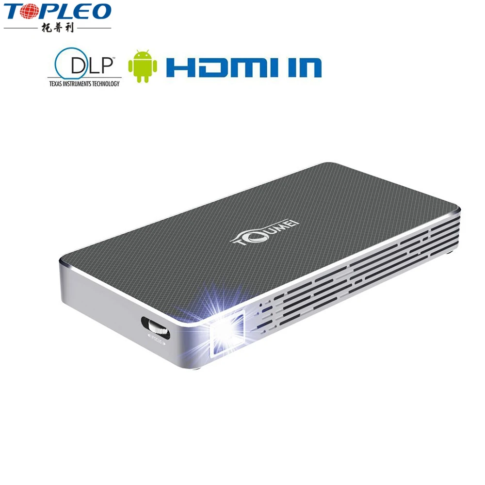 Portable Intelligent focus Keystone Correction DLP holographic laser mini led projector