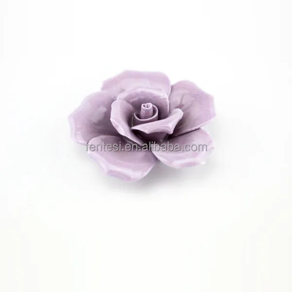 Mini Porcelain Flowers, Ceramic Lotus Flower