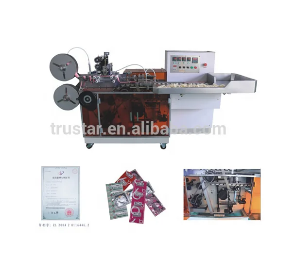 Auto Condom Making and Packing Machine 50 Bags/minute BPH