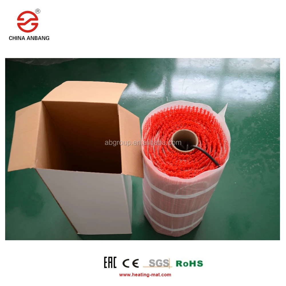 Big Sale Floor Heating Mat Kits With LCD Thermostat In Houses Flooring Warm Heating System Twin Core Electrical Heating Mat