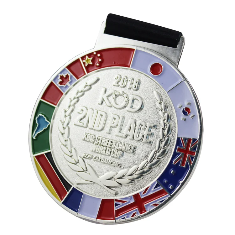 Wholesale gold plated metal cheap custom medals no minimum order