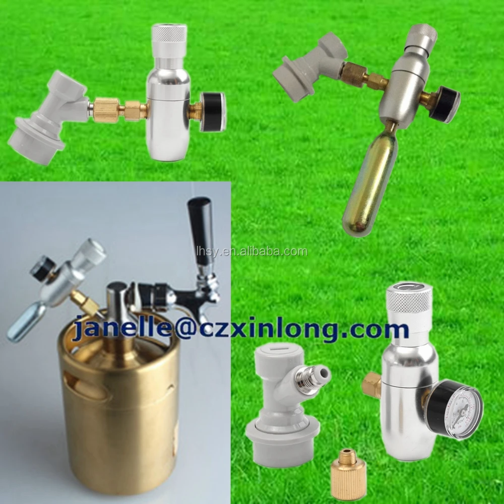 Co2 regulator for 16g 74g gas cylinder