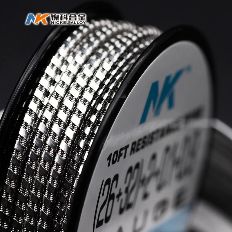 Suzhou NK manufacture ss wire vape coil ss316l clapton wire for ecig