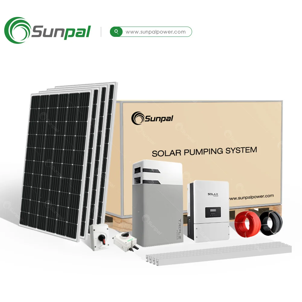 
Sunpal Solar Hybrid System 3KW 5KW 3000W Solar Panel Kits With Triple Power Battery 