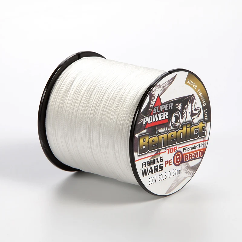 8 strands rell fishing line 300 meters per spool 6LB-300 LB PE braided fishing line