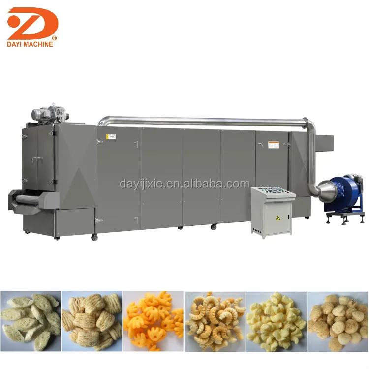 Dayi China Corn Cheese Sticks Puff Snack Food Double Screw Extruder Machine