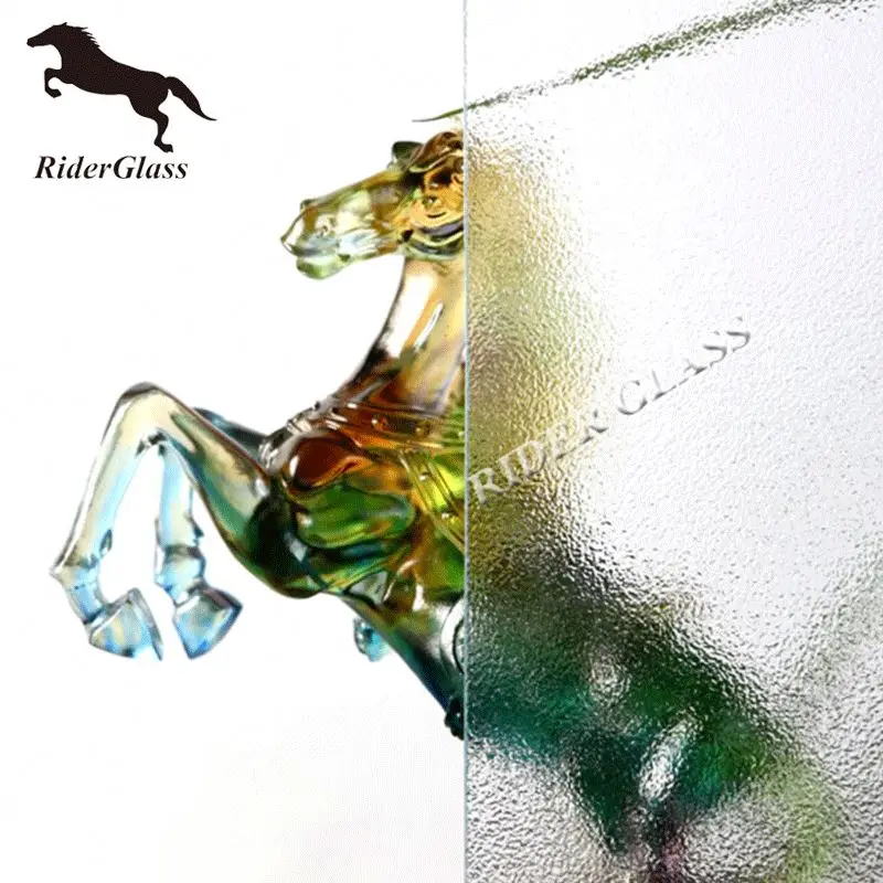 4-19mm AM-21 Decorative Acid Etched Frosted Art Architectural Glass