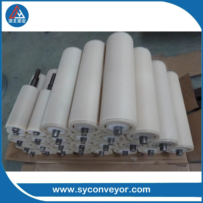 
corrosion resistant belt conveyor nylon roller 
