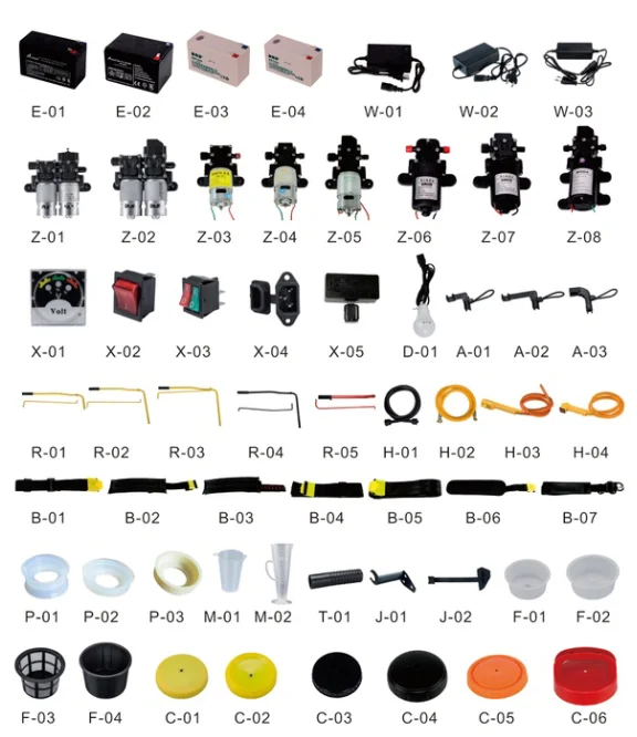 Agriculture and Garden Knapsack Battery and Manul Power Sprayer Spare Parts nozzle  switch lance