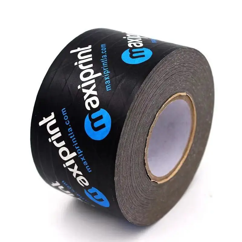 3% Discount Hot sale cheap environmentally friendly water activated black custom printed reinforced kraft paper tape
