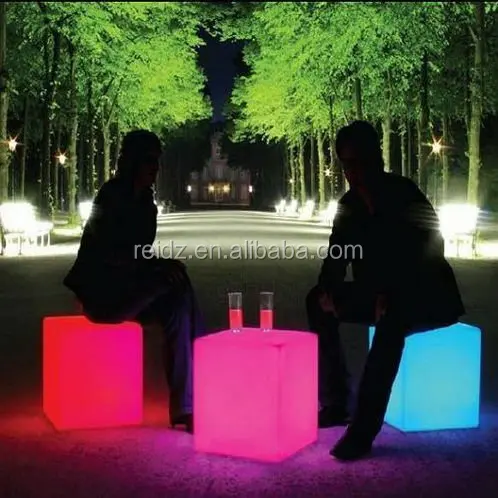 Rechargeable waterproof led light wholesale nightclub furniture for decoration