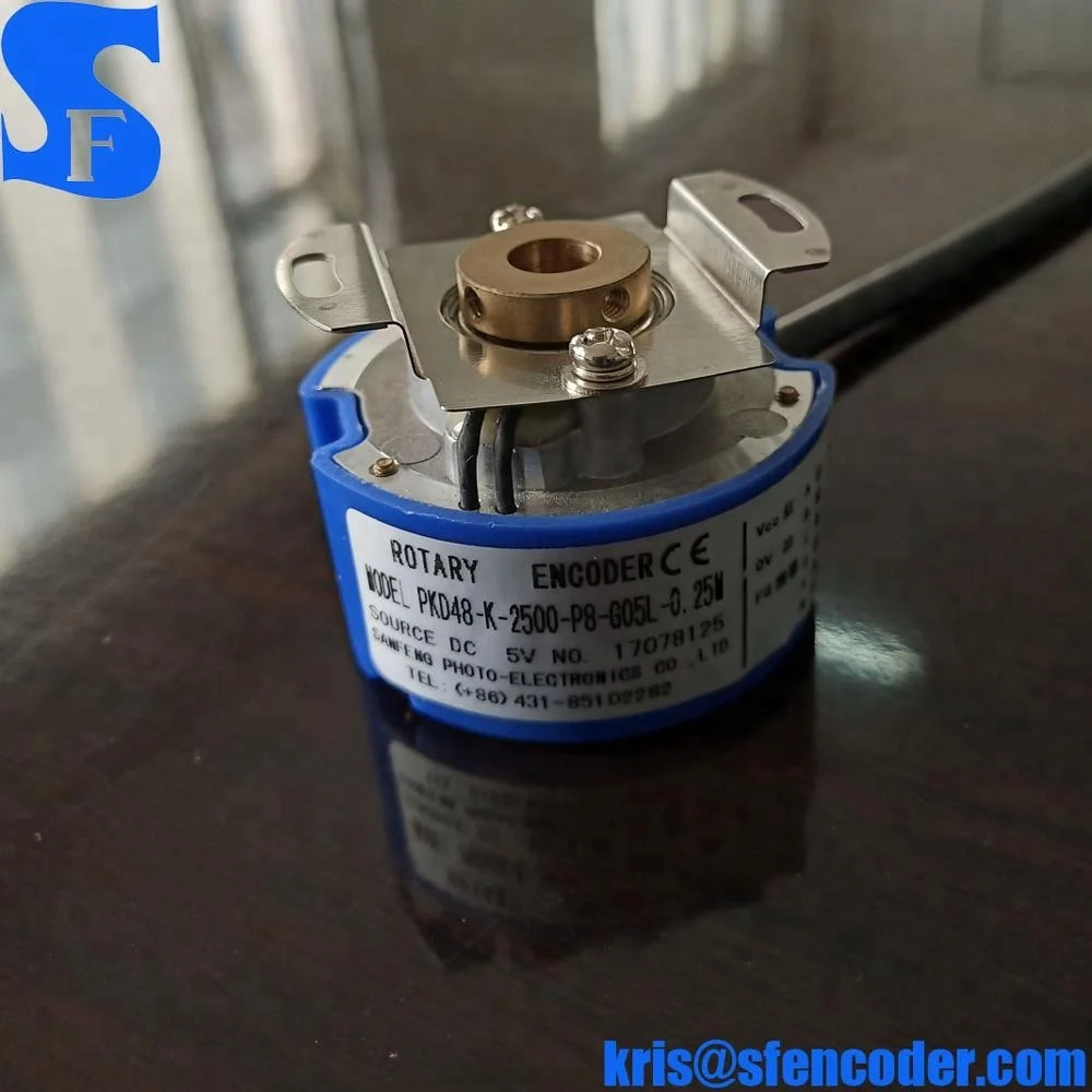 PKD48-K-2500-P8-G05L-0.25 8mm Hollow Shaft Roraty Encoder Sensor For Servo motor with 8 magnetic pole numbers