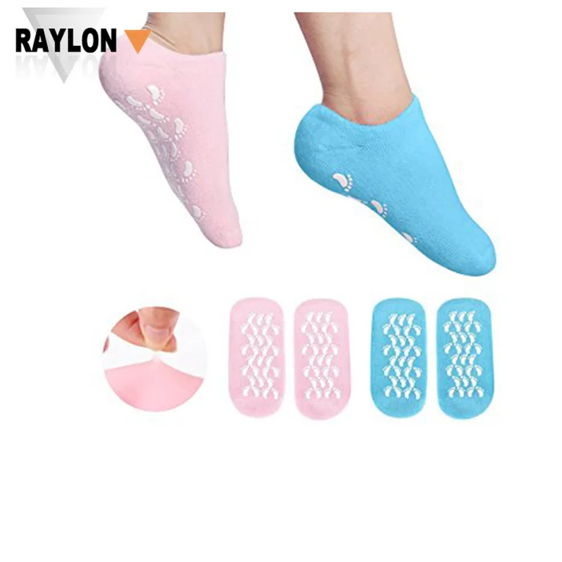RL-1563 увлажняющие носки геля стельки силиконовые гелевые носки
