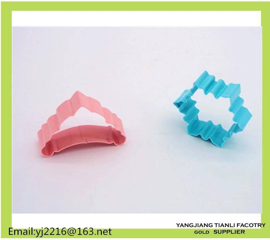 Лидер продаж на Amazon, набор печенья с красочными снежинками и короной для принцессы