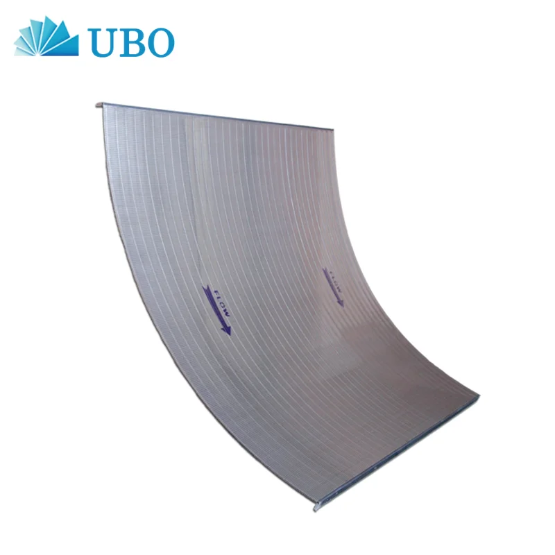 Johnson wedge wire side hill DSM Sieve Curved Screens filter Custom manufacturer