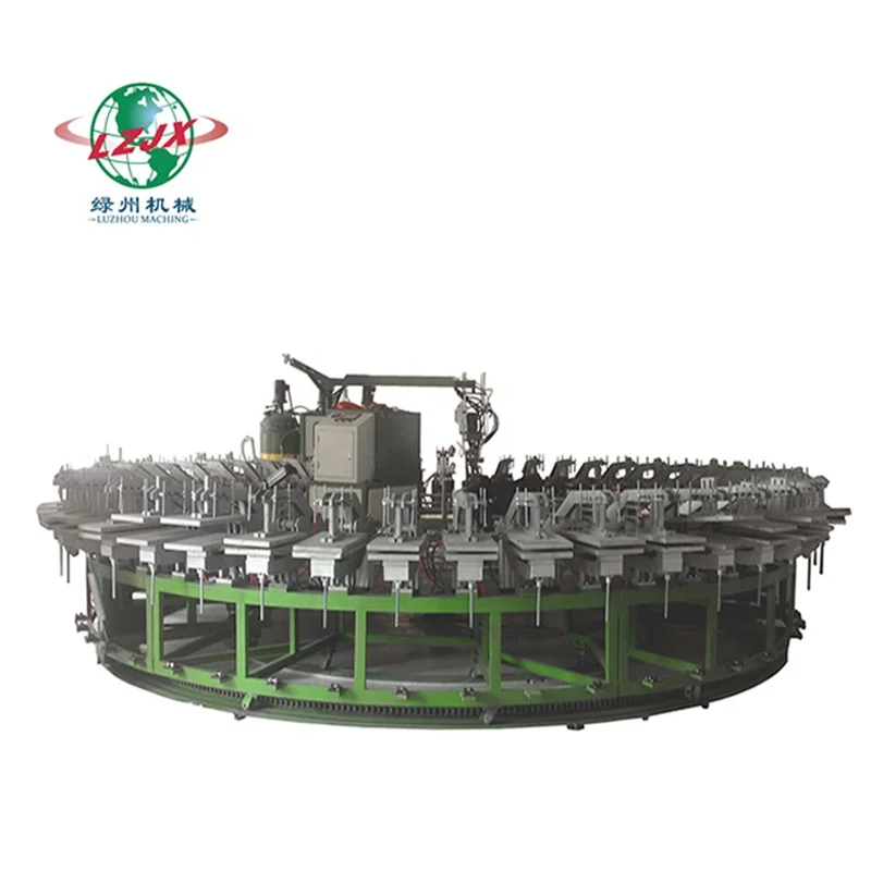 rotary safety shoes soling injection machine Winter Snow Shoes PU Pouring Machine