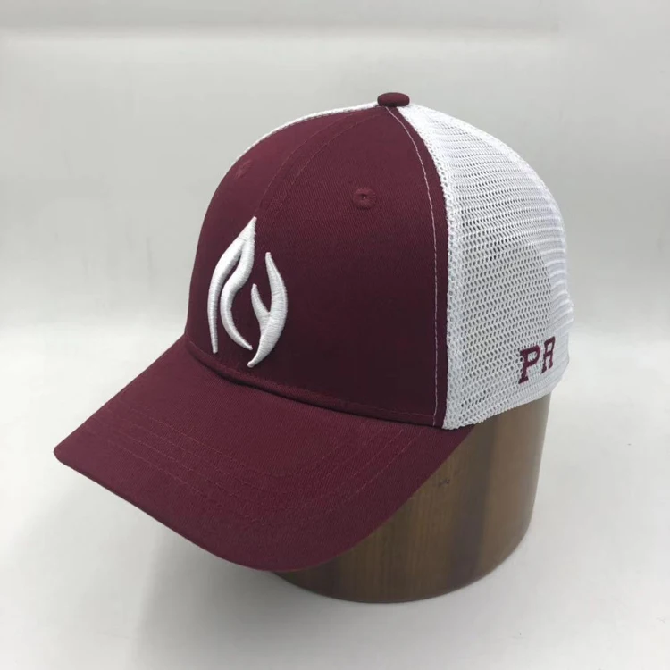 custom logo gorras full closed back mesh baseball cap fitted trucker hats