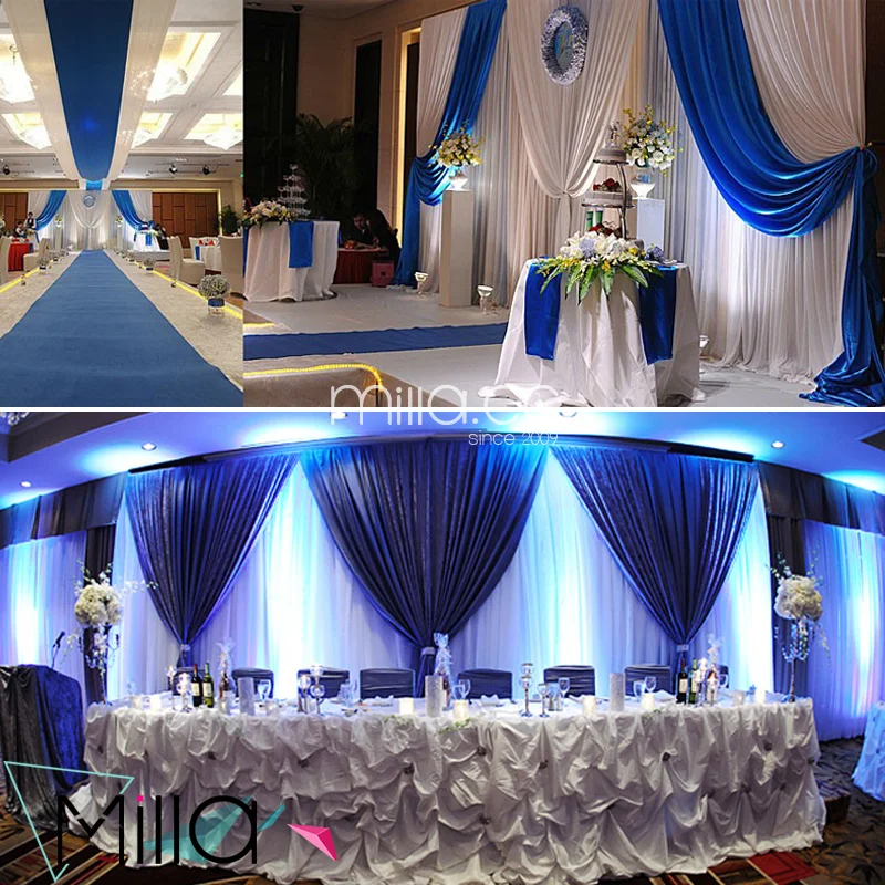 backdrop curtain for wedding event party Custom high quality wedding stage backdrop cloth