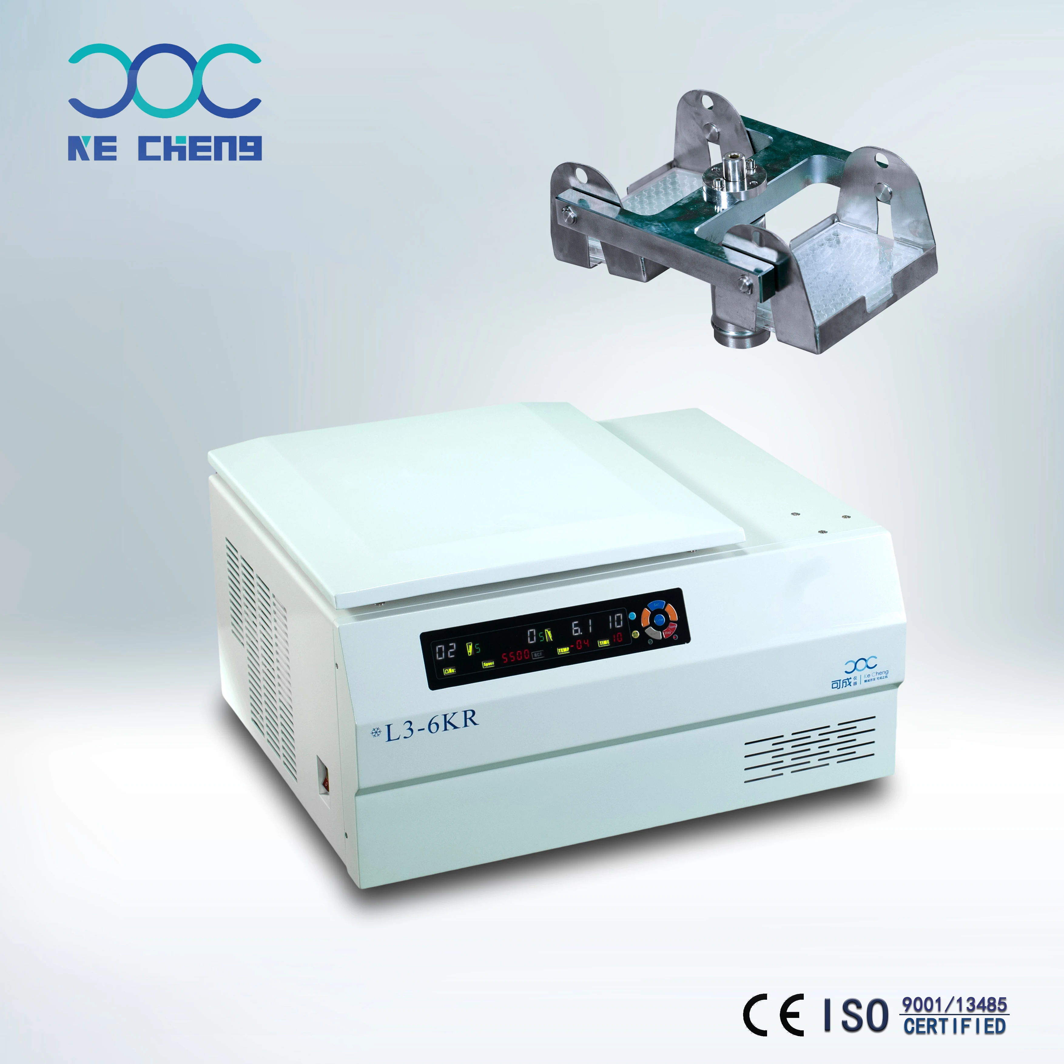 Lab Digital Non Refrigerated Microcentrifuge Titanium Rotor Compact Blood Collection Tube Centrifuge