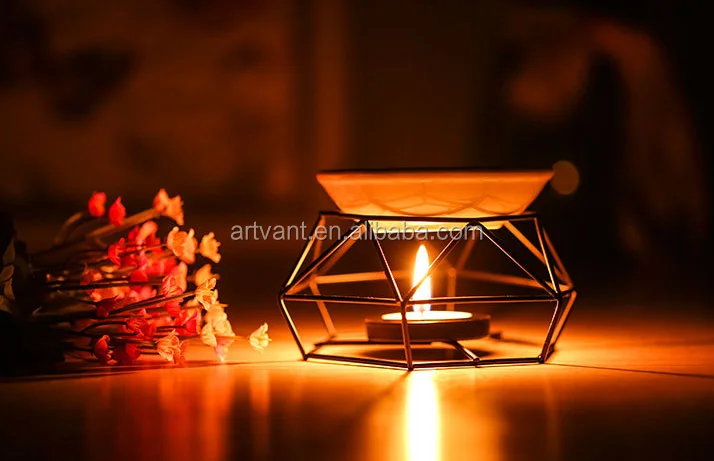 Керамическая горелка для ароматерапии, Домашний Органайзер для эфирных масел, железная декоративная горелка для мебели