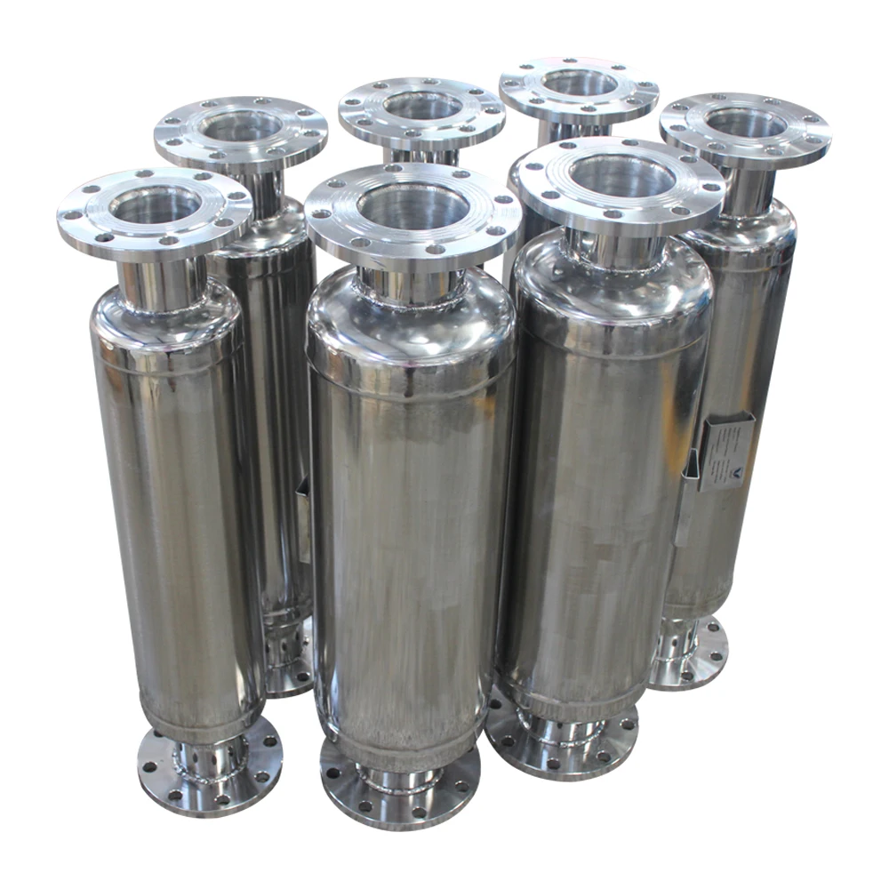 Agricultural irrigation water treatment 4'magnetic water softener 15000Gauss to reduce salt TDS ,save water