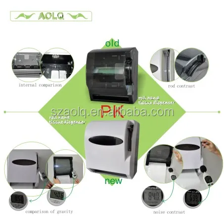 Lever action paper holder dispenser,jumbo roll manual hand paper towel holder