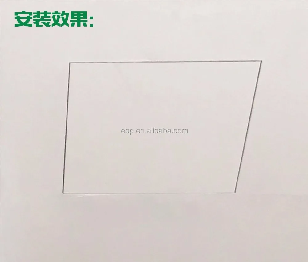 Высококачественная Безрамная алюминиевая потолочная панель доступа 600x600