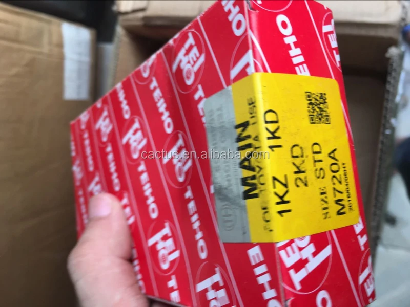 1KZ 1KZ-TE 1KZ-T 1KZT 1KD 2KD M720A main bearing crankshaft bearing For toyota hilux