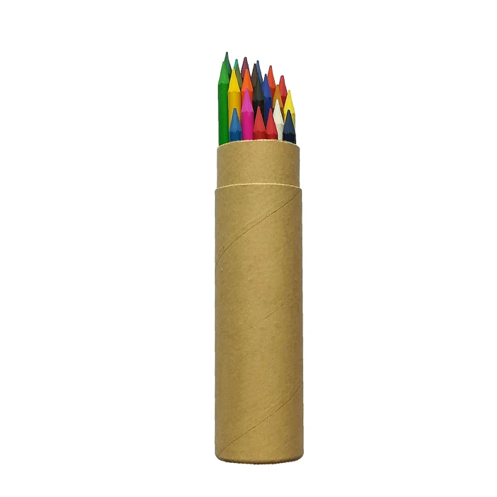 Professional Woodless Color Pencil Set of 24 in Paper Tube