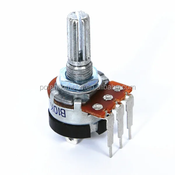 16mm linear potentiometer with switch 10k rotary potentiometer with switch