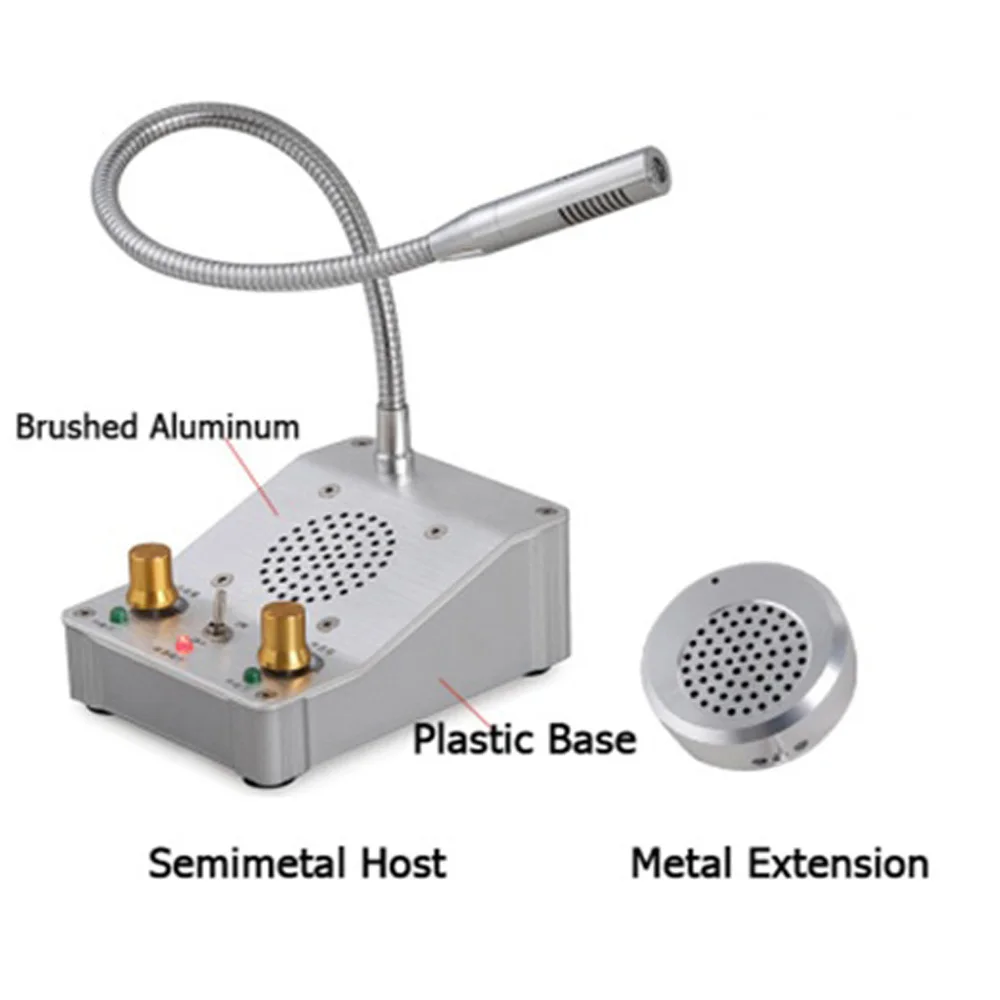 Окно домофон динамик talk back системы Профессиональный для банка