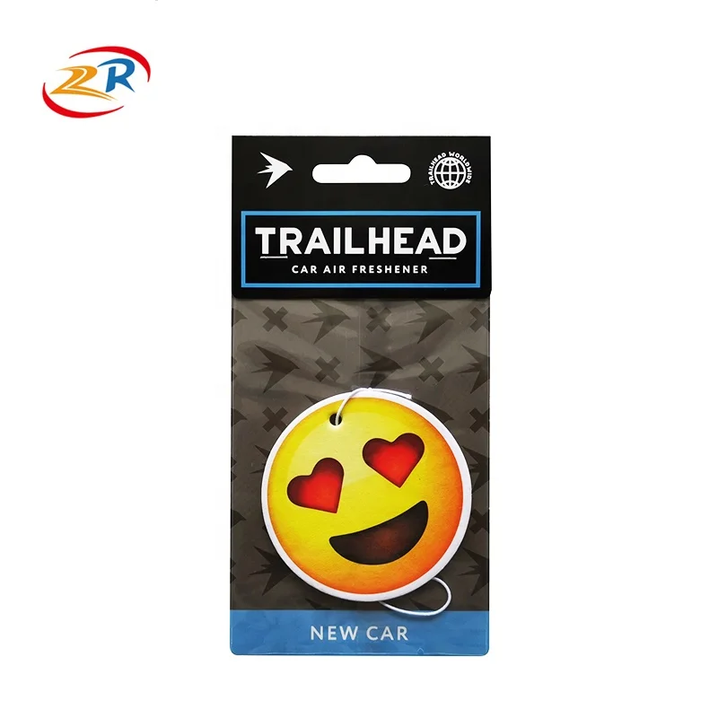 Индивидуальный бесплатный образец ароматизированной бумаги автомобильный освежитель воздуха