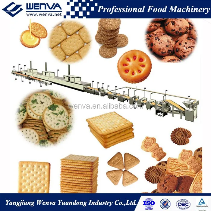 Commercial high capacity wafer biscuit machine production line