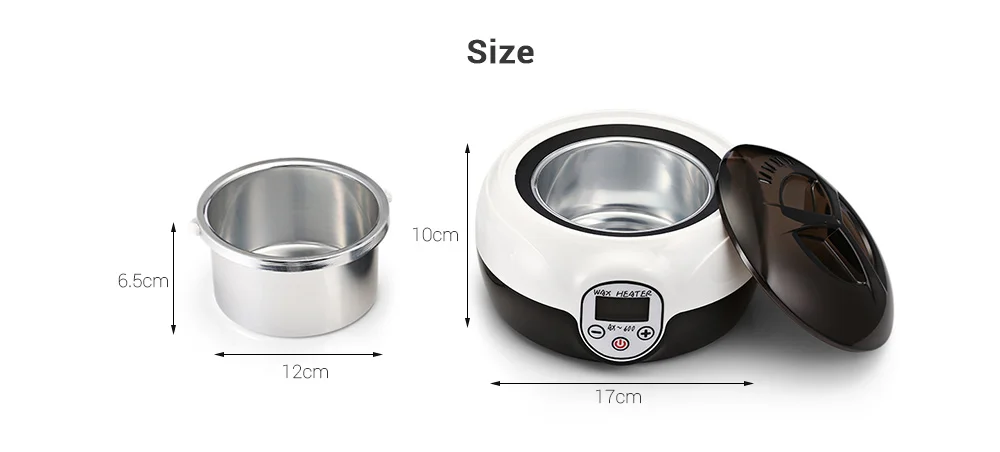 Smart LCD Display Paraffin Melting Electric Hair Removal Wax Pot Melt Waxing Machine Kit Warmer Wax Heater Pot