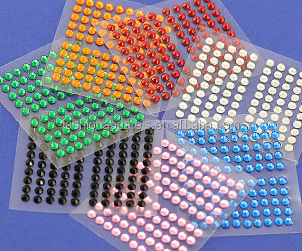 Acrylic Rhinestone Tape Sticker Self-Adhesive DIY Scrapbook Decor