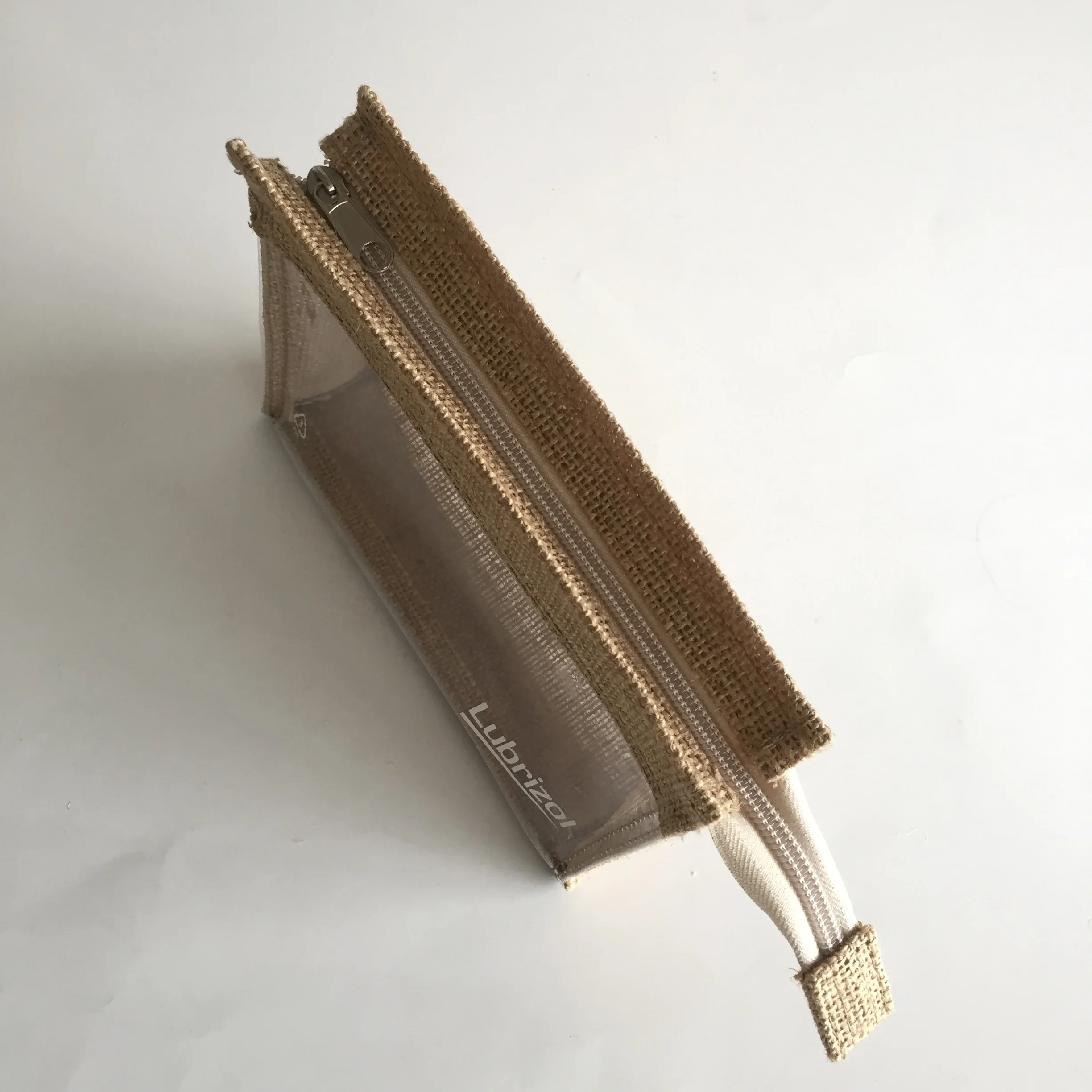 
wholesale eco friendly custom promotional jute cosmetic bag 