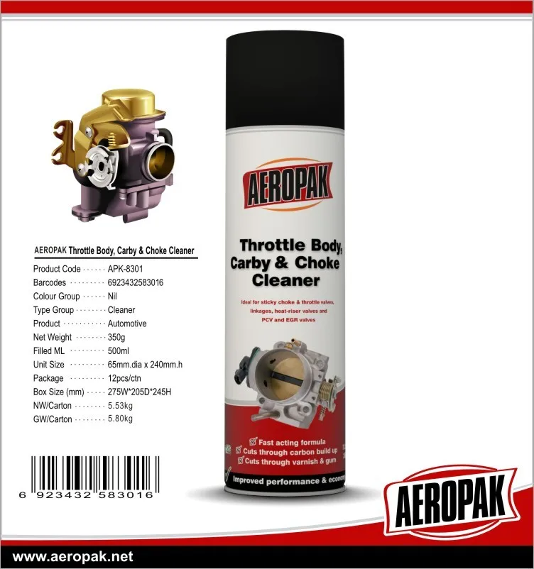 
Aeropak car care Carb and choke Carburator Cleaner Spray 