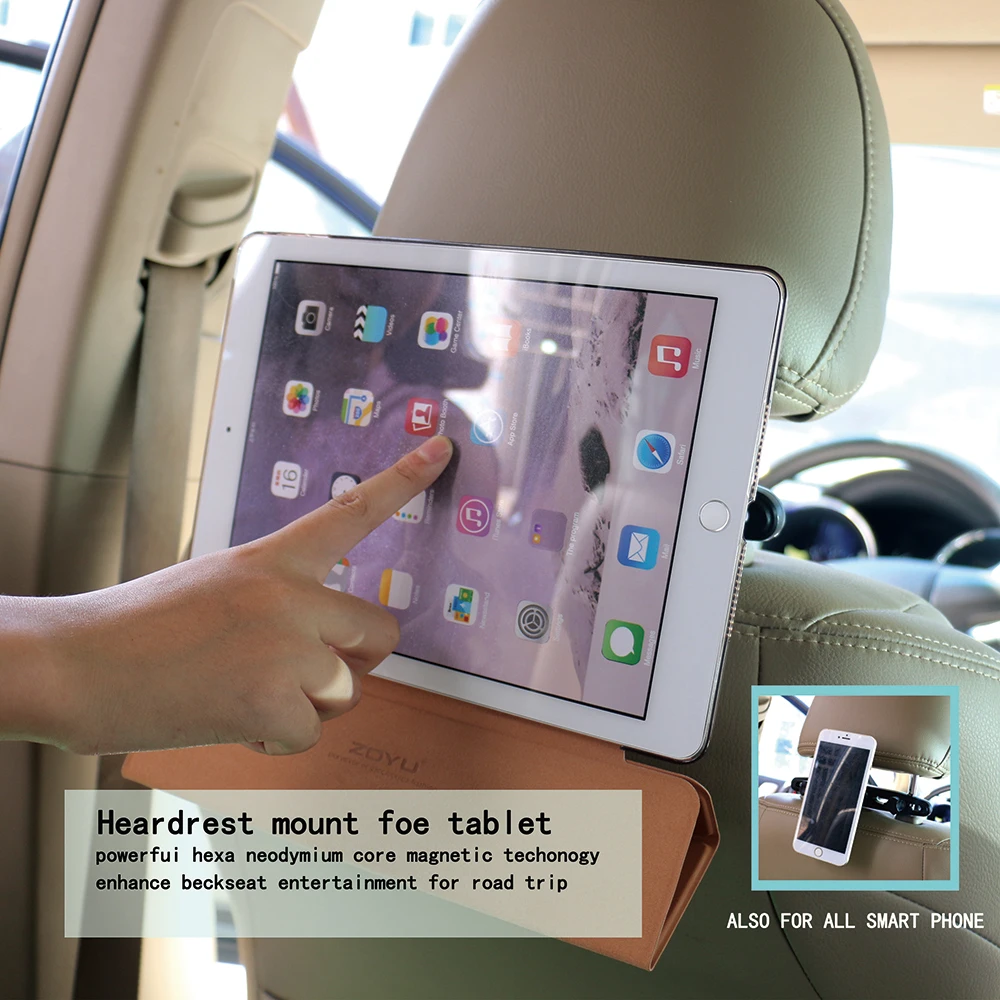 New Universal Phone Tablet Holder,N50 Magnet Headrest Magnetic Phone Holder Car Tablet Mount Holder