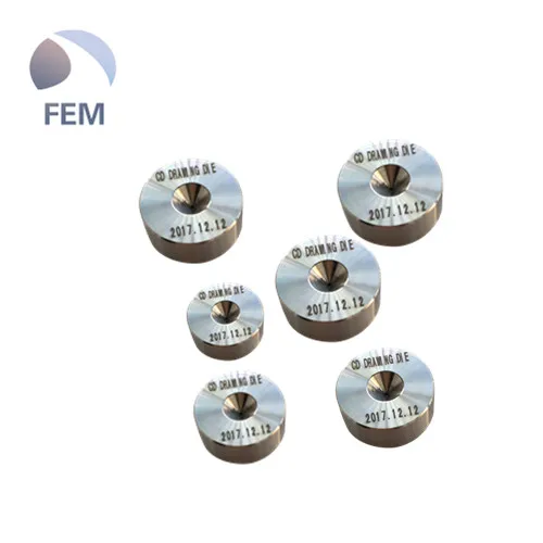 Forging mould shaping mode PCD wire drawing die for stainless wire