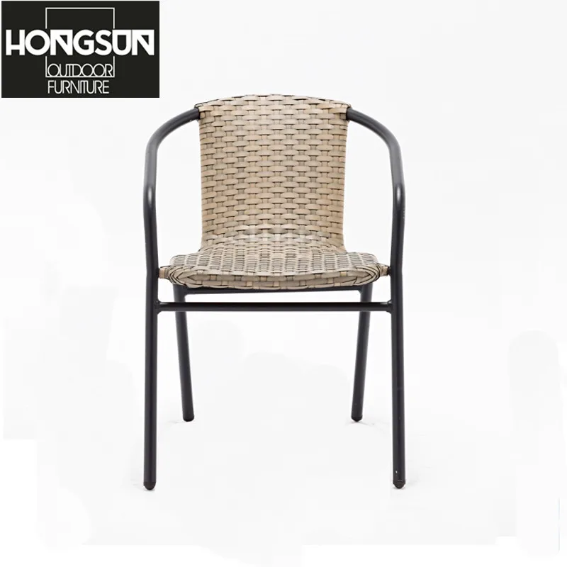 Aluminum rattan chair modern design chair