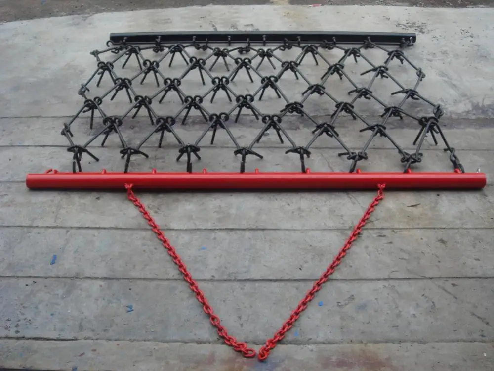 farm machinery equipment 3 point drag chain harrow for sale